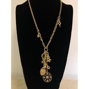 CHLOE + ISABEL medieval charm story long pendant necklace - N172